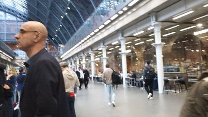 St Pancras International Railway Station before Belgium