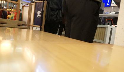 Lunch in St Pancras International Railway Station
