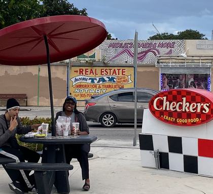 Checkers Break in Little Haiti