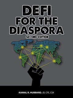 The cover of DeFi for the Diaspora by Kamal Hubbard