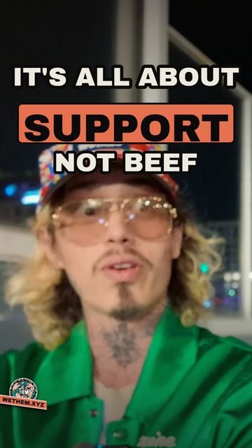 IT'S ALL ABOUT SUPPORT NOT BEEF
